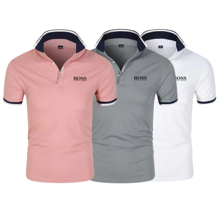[BUY 2 GET 3] Essential Kit Polo Shirts 3-Pack